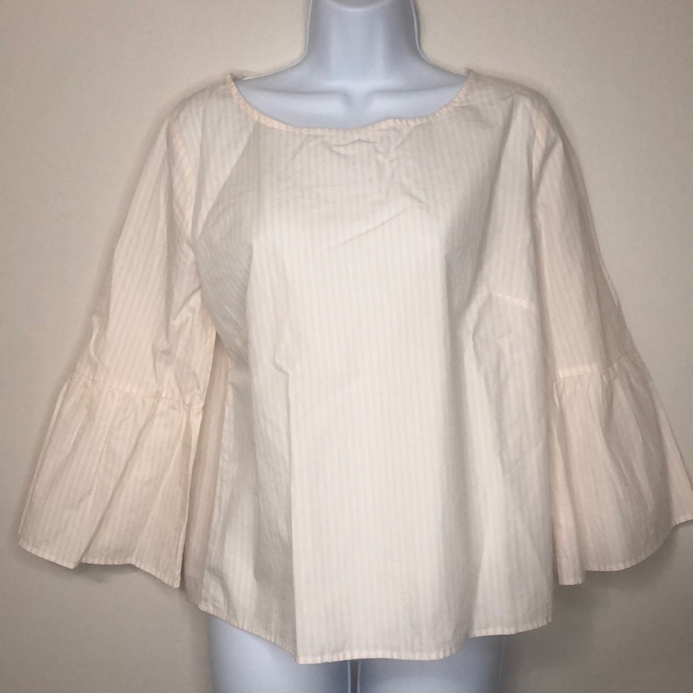 Madewell Striped Bell-Sleeve Top - Picture 4 of 6
